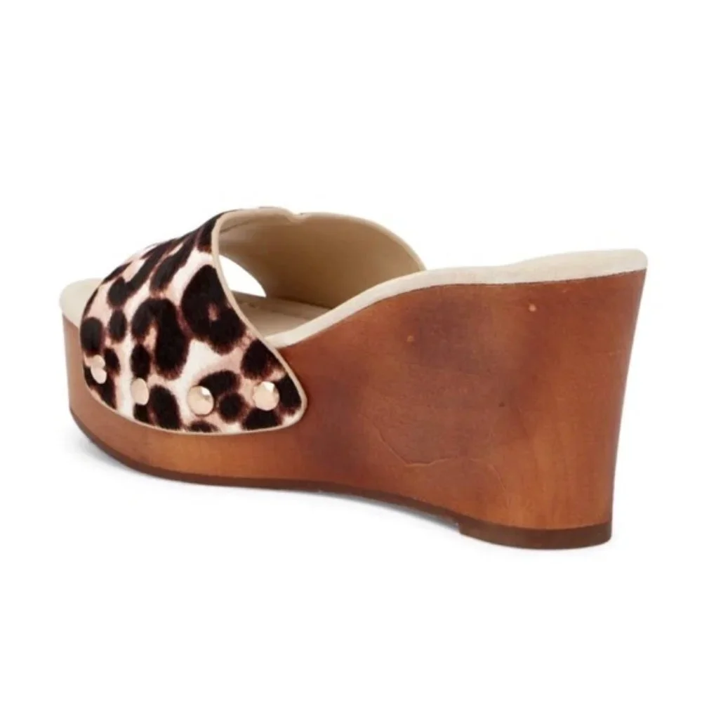 Joie | ‘Bodie’ Calf Hair‎ Wedge Sandal NWT!